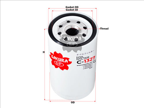 Sakura OIL FILTER FITS LF439 LF439 C-1327