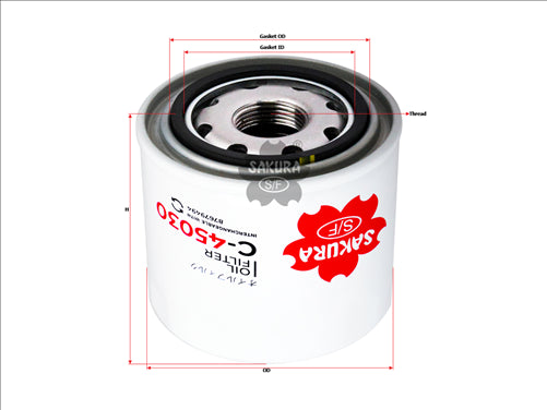 Sakura OIL FILTER LF17509 B7499 87679598 87679494 C-45030