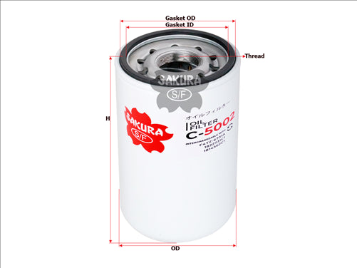 Sakura OIL FILTER FITS Z642 Z642 C-5002