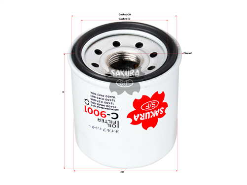 Sakura OIL FILTER 15400-MM-003 15400-MM9-003 C-9001