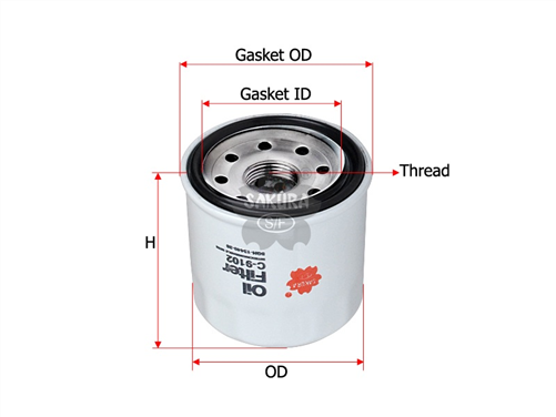 Sakura OIL FILTER 5GH1344020 5GH1344020 C-9102