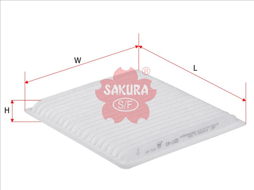 Sakura CABIN FILTER FITS RCA104P WACF5231 CAC-1103 CA-1103