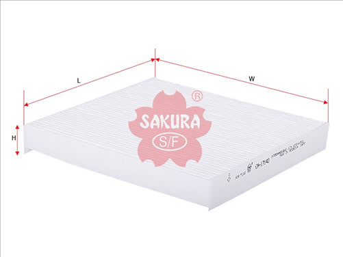 Sakura CABIN FILTER FITS RCA227P WACF0172 CAN USE CAC-17140 CA-17140