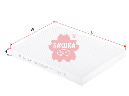 Sakura CABIN FILTER FITS RCA278C WACF10206 CA-18140