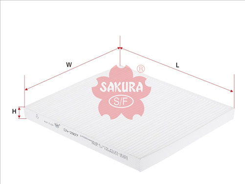 Sakura CABIN FILTER FITS RCA185P WACF0005 CA-2807