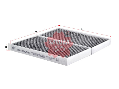 Sakura CABIN AIR FILTER FITS RCA269P WACF0145 CARBON ACTIVATED CAC-28320-S