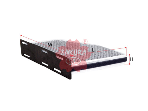 Sakura CABIN FILTER FITS RCA149C WACF0025 CARBON ACTIVATED CAC-30020