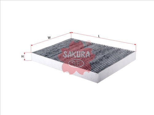 Sakura CABIN FILTER FITS RCA322P WACF0219 CAC-36020