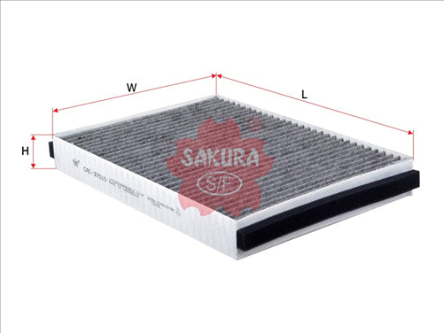 Sakura CABIN FILTER FITS RCA190C WACF0080 CARBON ACTIVATED CAC-37010