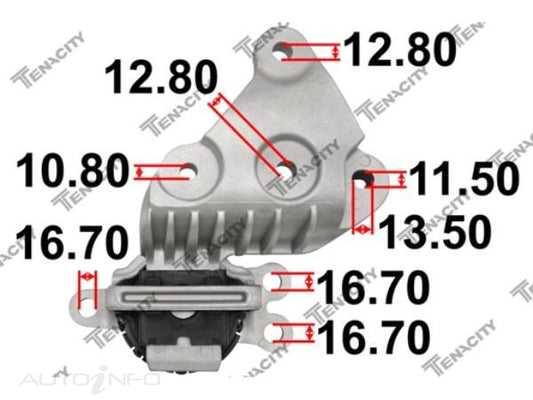 ENGINE MOUNT RH TOP NISSAN XTRAIL 2.5 T32 13>19 - 01-12999
