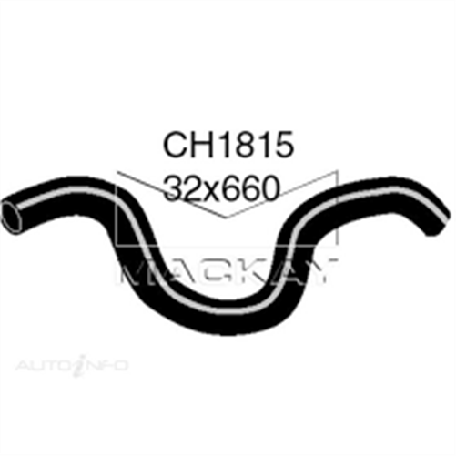 MACKAY Radiator Lower Hose - MITSUBISHI GALANT HJ - 2.0L V6 PETROL - Auto