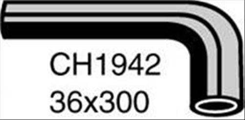MACKAY Radiator Lower Hose TOYOTA 4RUNNER HILUX LN65R 2.4L I4 CH1942