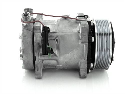 SANDEN COMPRESSOR MAN TRUCK TGA TGS 02-09 SD7H15 8PV 24V 119MM VOR EAR CM2128