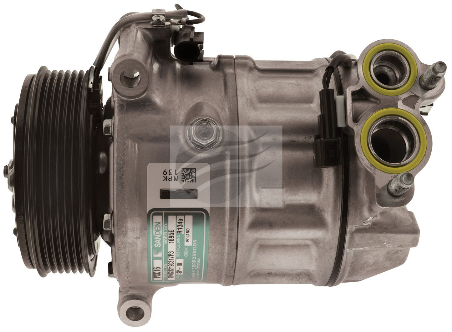 SANDEN COMPRESSOR JAGUAR XF 2.2LT DSL 3/12-4/15 PXC16 12V 6PV 110MM CM5921