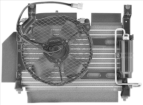 DENSO CONDENSER SUZUKI SWIFT 1.0L, 1.3L & GTI 91-94 R12, INC FAN & CN5211