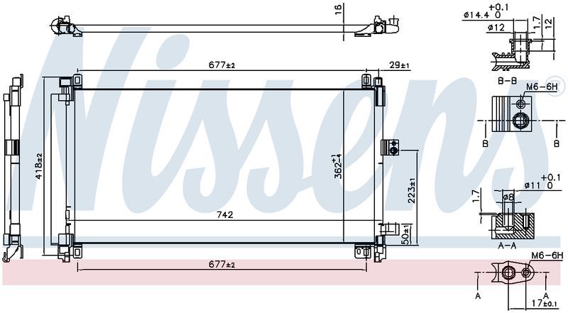 JAYAIR CONDENSER PEUGEOT 508 HDI 2.2L DSL 7/11-8/15 CN5726