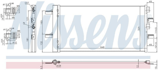 Nissens CONDENSER BMW 2 SERIES F45 14-ON 1 SERIES F40 19-ON, CN5740