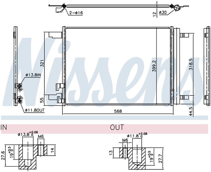 Nissens CONDENSER VW T-CROSS C1 1.0L & 1.5L PET 20-ON CN5829N