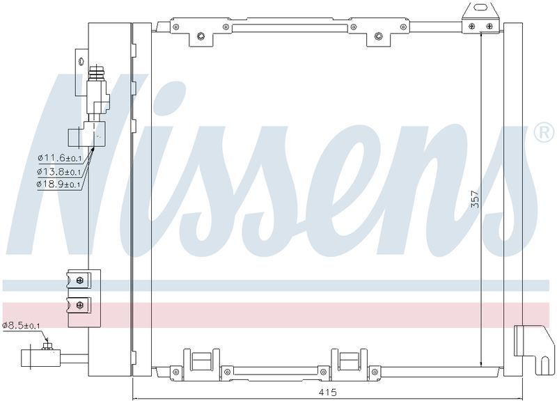 JAYAIR CONDENSER HOLDEN ASTRA G 1.7L DSL 95-99 CN6007