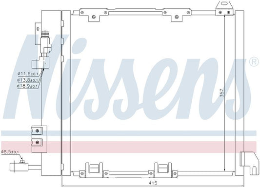 JAYAIR CONDENSER HOLDEN ASTRA G 1.7L DSL 95-99 CN6007