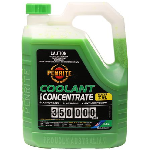 Penrite 350,000km Green Coolant Concentrate 2. 5L