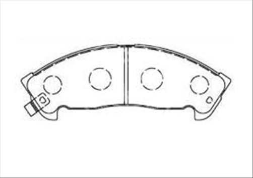 FRONT DISC BRAKE PADS - ISUZU ELF 90- D4037XP