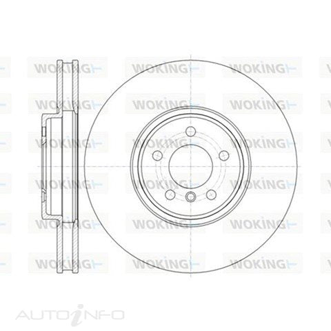 BRAKE DISC FRONT BMW 365mm D61333.10