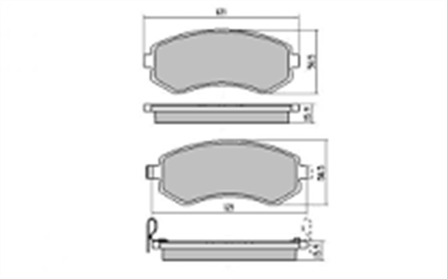 FRONT DISC BRAKE PADS - NISSAN ( ALSO REAR PATROL) DB1148XP