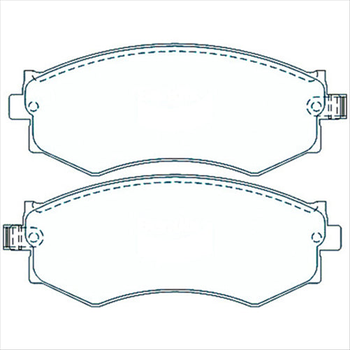 FRONT DISC BRAKE PADS - NISSAN CERAMIC 97-02 DB1165PS