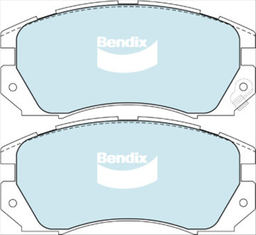 FRONT DISC BRAKE PADS - SUBARU LEGACY 91-94 DB1219XP