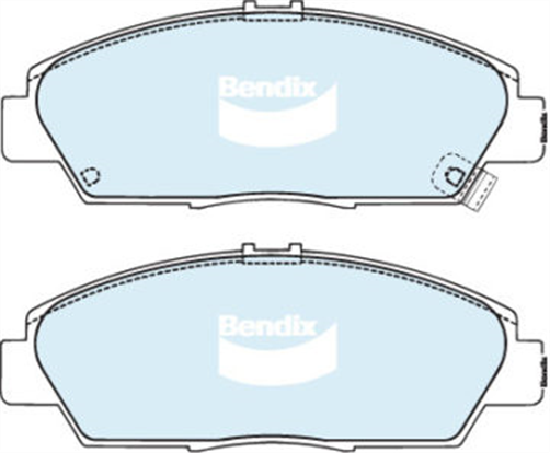 FRONT DISC BRAKE PADS - HONDA PRELUDE BB# 94-02 DB1268XP