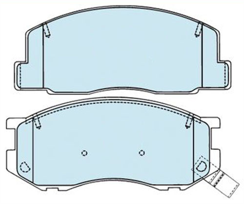 FRONT DISC BRAKE PADS - SUITS TOYOTA LITEACE/SPACIA DB1276XP