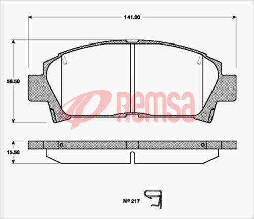 DB1352 E FRONT DISC BRAKE PADS - TOYOTA MR2 TURBO 94-00 042702