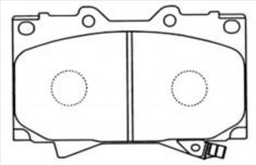 FRONT DISC BRAKE PADS - TOYOTA LAND CRUISER HDJ10# 00-05 DB1365XP