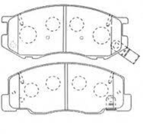FRONT DISC BRAKE PADS - SUITS TOYOTA PREVIA TCR10 97-01 DB1372XP