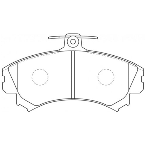 PROSELECT FRONT BRAKE PADS - MITSUBISHI COLT CERAMIC 06-08
