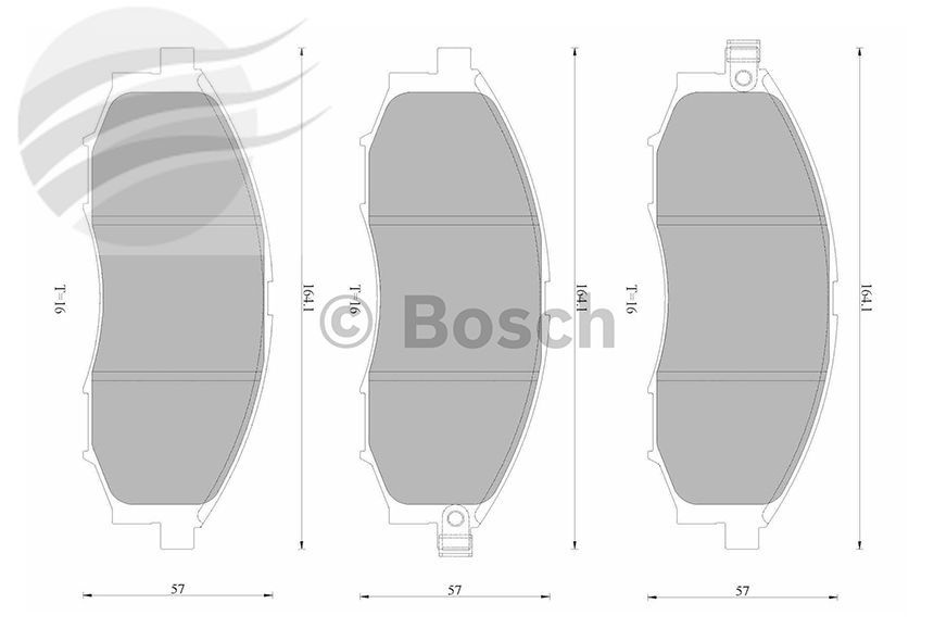 Bosch Disc Brake Pads - DB1439BL