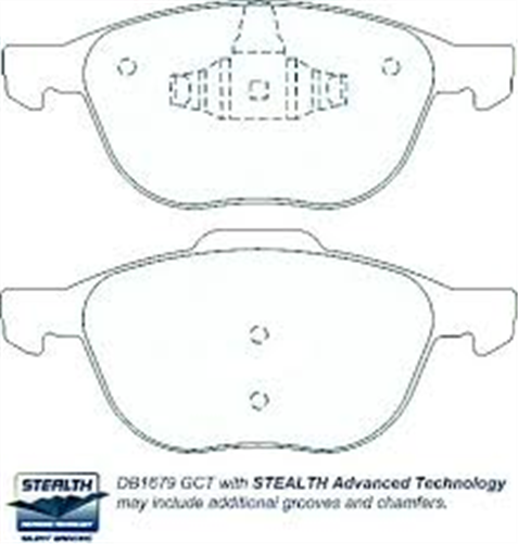 FRONT DISC BRAKE PADS - MAZDA 3 04-09 DB1679XP