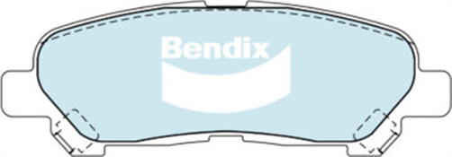 Bendix REAR DISC BRAKE PADS - TOYOTA HIGHLANDER GSU40 07-