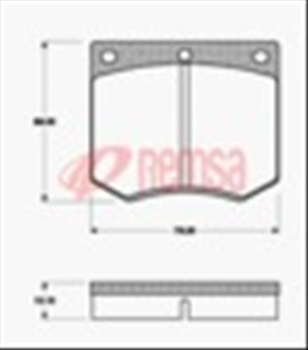 PROSELECT FRONT DISC BRAKE PADS - FORD HOLDEN CERAMIC