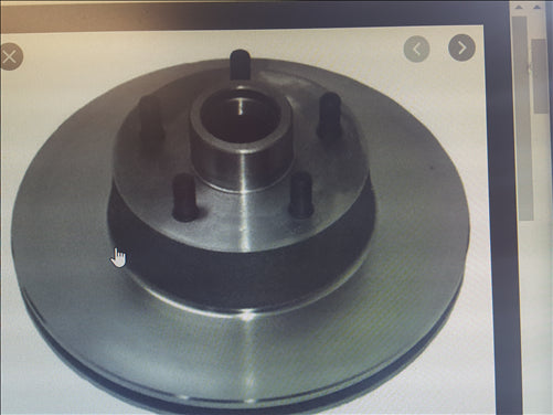 FRONT BRAKE ROTOR FORD MUSTANG 1965-1966 DBA10018