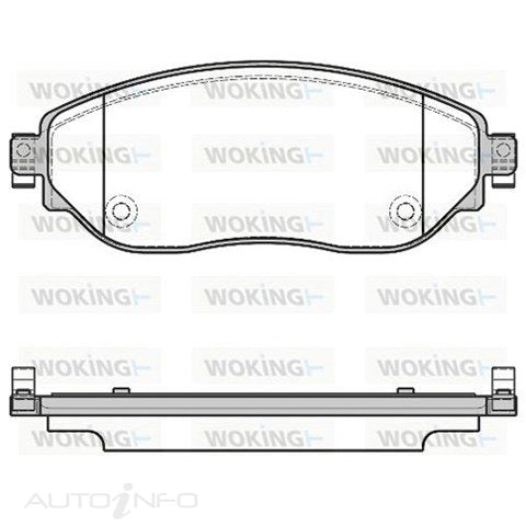 BRAKE PADS FRONT MITSUBISHI RENAULT TRAFIC 15> P17173.08