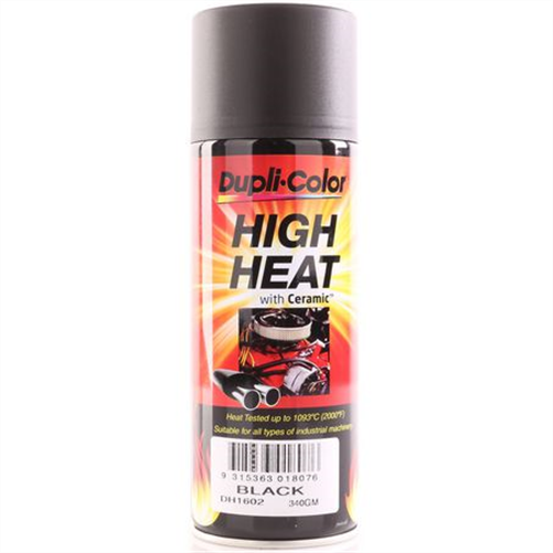 Duplicolor DUPLI-COLOR HIGH HEAT CERAMIC PAINT BLACK 340G