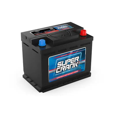 SUPERCRANK BATTERY 12V 655CCA EURO CAR/PASSENGER CAR - DIN55HSCMF