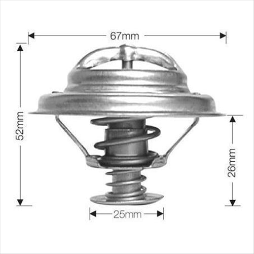 DAYCO THERMOSTAT 67MM 82 DEGREES C - 180 DEGREES F DT65A