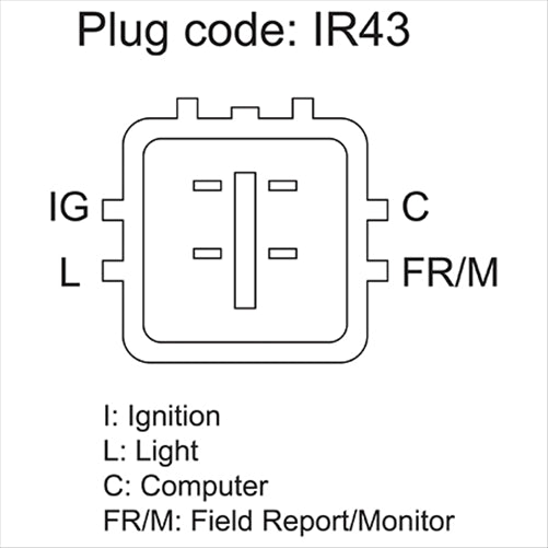 OEX ALTERNATOR 12V 105A SUITS DENSO DXA561