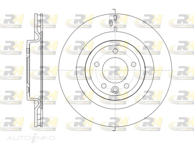 D/ROTOR RR R/ROVER DISCO 2012> 350*25*22 49HT 79id 5STUD - DR9987V-RH