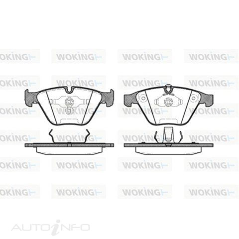 WOKING FRONT DISC PAD SET BMW - P9573.00