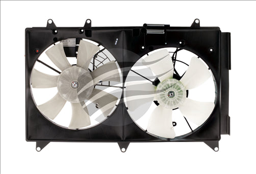 FAN ASSY DUAL MAZDA CX-7 ER 2.3L 11/06-1/12 OE# L3315025C EF1296J