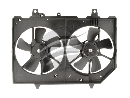 FAN ASSY DUAL NISSAN X-TRAIL T30 2.5L PET 10/01-9/07 EF1360